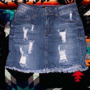 Denim skirt